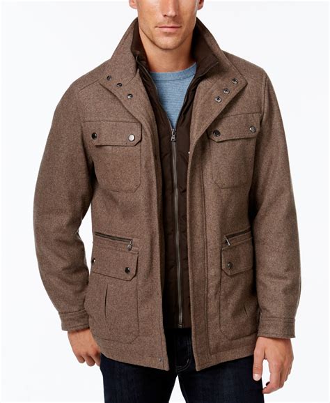 macy's michael kors mens coats|Michael Kors men's jacket.